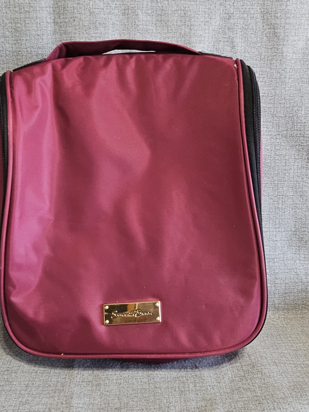 Samantha Brown Travel Organizer Bag - Burgundy